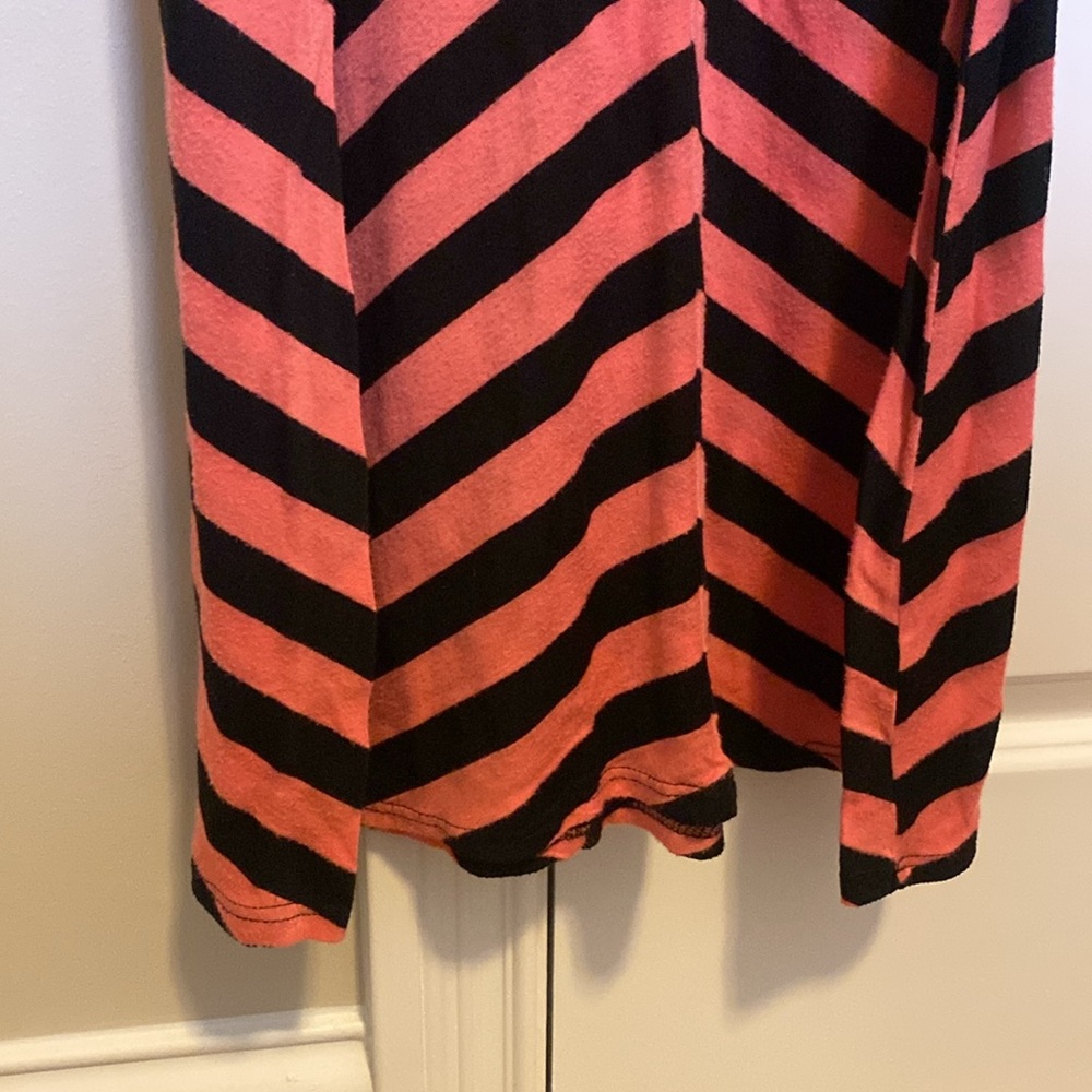 Hoity Toity size small pink and black chevron maxi dress - Picture 5 of 6